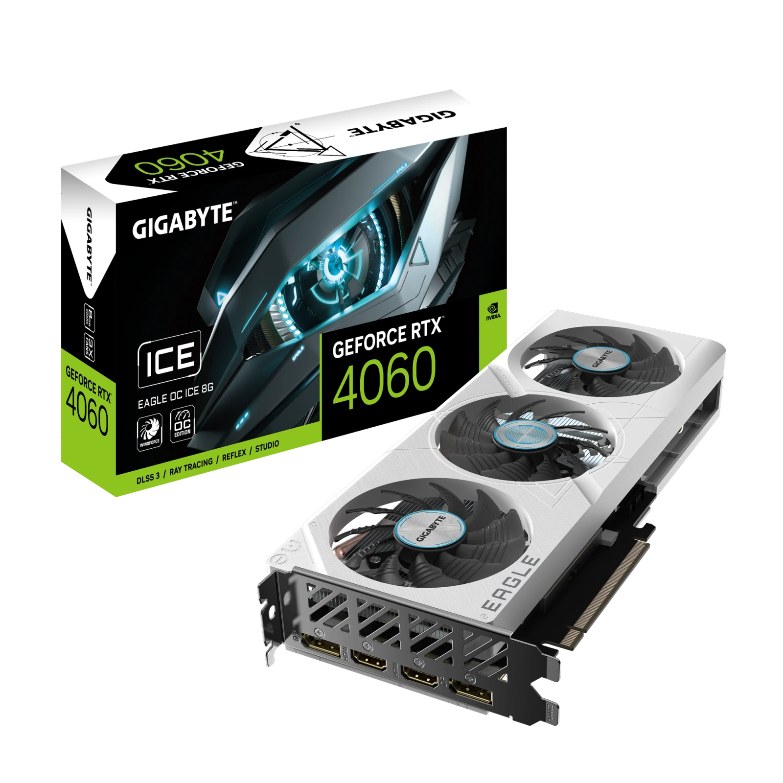 Gigabyte GeForce RTX 4060 EAGLE OC ICE 8G